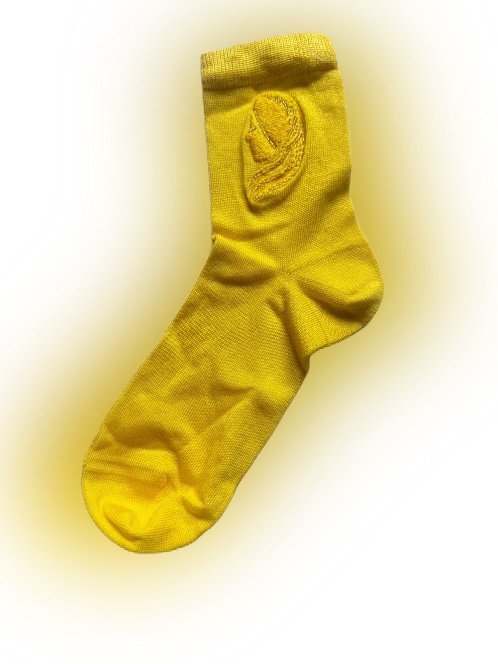Maria La Rosa Silk Socks Virgo Yellow New